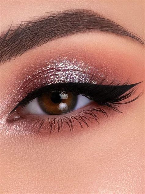 Best Eye Makeup Looks For 2021 Sparkle Rose Gold Eye Makeup Rose