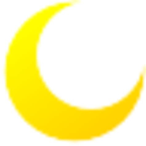 Download Transparent Moon Clipart Yellow Half Moon Png Png Image With