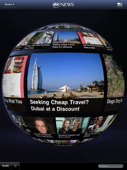 And world news or catch up with the latest stories in entertainment, politics, sports, health, technology, science and business: Abc news iPad App with 3d Globe hits the shelf, Available ...