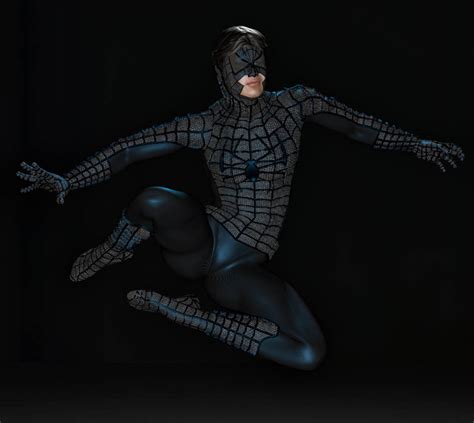 Black Spiderman 2nd Skin Textures For M4 By Hiram67 On Deviantart