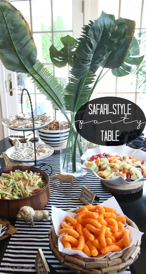 Safari Style Soiree Source List 2 Free Party Printables This Is Our