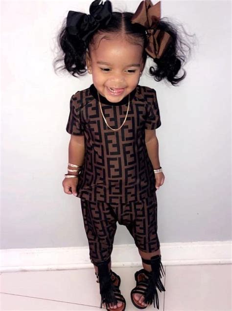 Pin By Lavish Fashions On Designer Baby Cute Black Babies Black Baby Girls Cute Baby Girl
