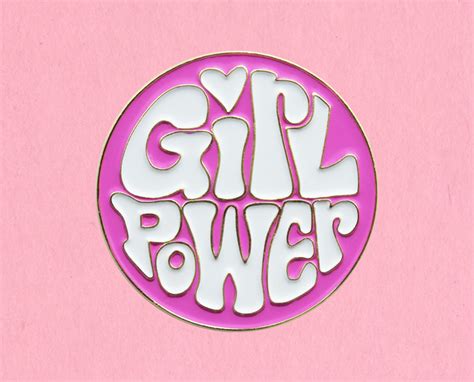 Girl Power Enamel Lapel Pin Kate Gabrielle