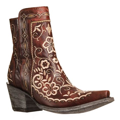 Old Gringo Amber Short Red Boots Pour Femme