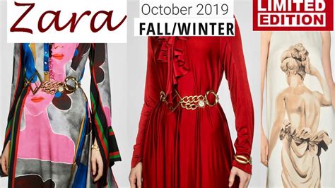 Zara Fall Winter Collection October 2019 Zara Limited Edition 2019