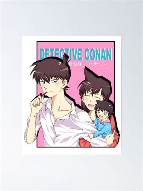 Conan Edogawa Detective Conan Poster For Sale By Artyyyyy Redbubble