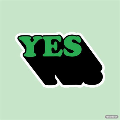 Animated Yes Sticker In  Download
