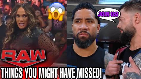 Things You Might Have Missed Wwe Raw Nia Jax Returns To Wwe Judgment