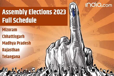 Assembly Elections 2023 Check Full Schedule For Mizoram Chhattisgarh Madhya Pradesh