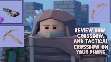 Reviewing Bow Crossbow And Tactical Crossbow Roblox Bedwars Youtube