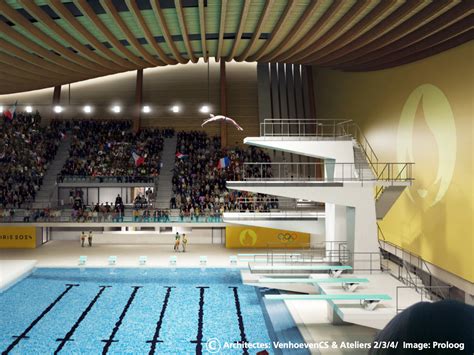 JO Paris 2024 à quoi ressemble la future piscine olympique de Saint