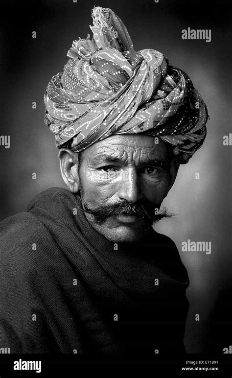 Old Indian Man Face Portrait Black And White Stock Photos Images Alamy