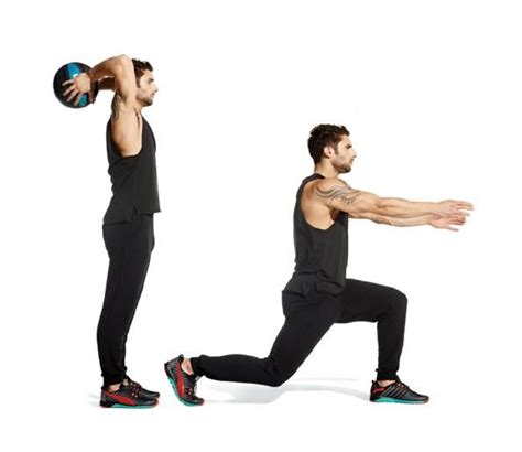Lunge And Overhead Throw Explosive Power And Strength