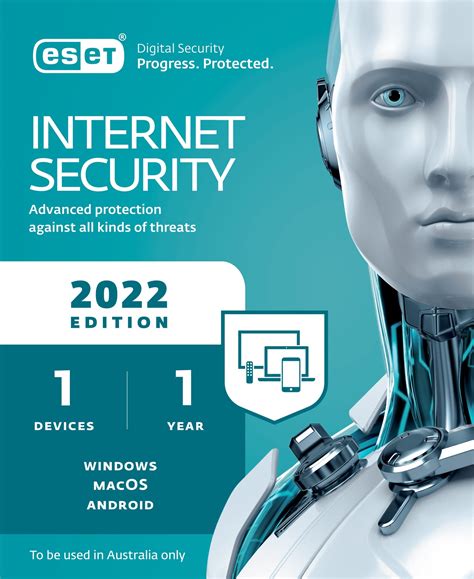 Eset Internet Security 1 Device 1 Year License Card Strictly Only To