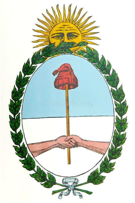 argentina coat of arms stock illustration illustration of latin 5307738