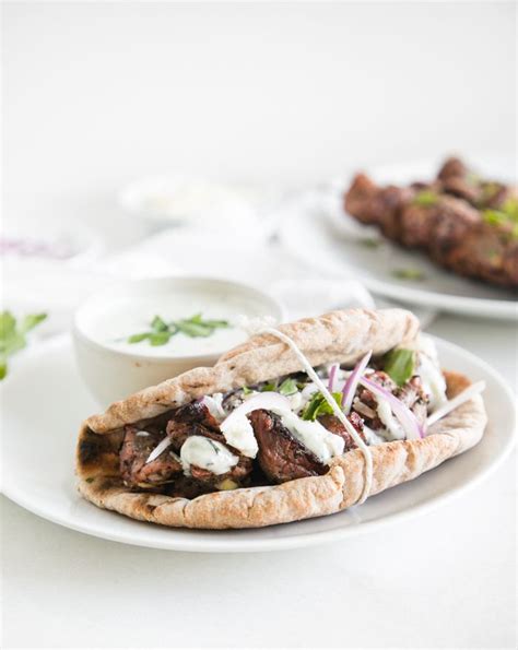 Greek Lamb Souvlakis Lamb Souvlaki Recipe Mediterranean Recipes