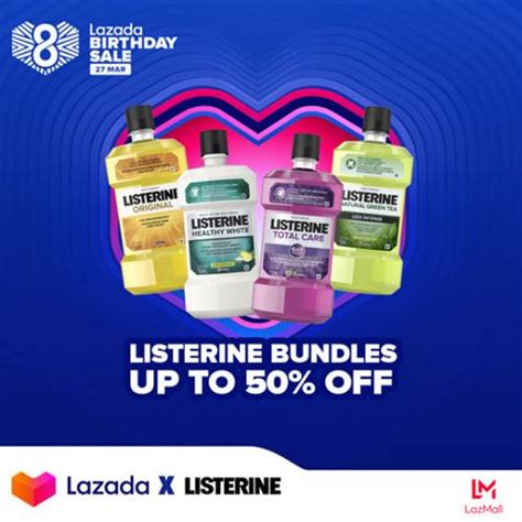 For one day only, the lazada birthday sale will bring you lots of flash deals and discounts from health & beauty to groceries and household goods. Listerine Bundles Promotion Up To 50% OFF on Lazada ...