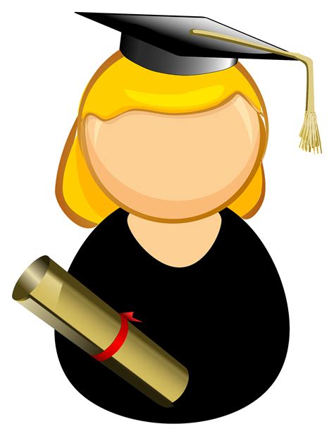 Student Graduation Ceremony Academic Dress Stock Illustration Clip