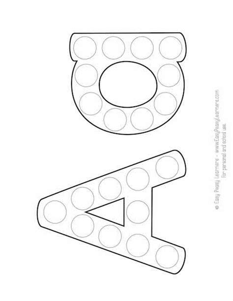 Learn how to draw dot to dot alphabet pictures using these outlines or print just for coloring. Alphabet Do a Dot Printable 1 - Easy Peasy Learners