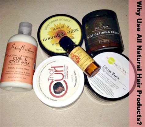 Why Use Natural Hair Products