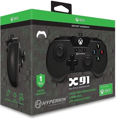 Hyperkin X91 Wired Xbox One Controller Black Au Meilleur Prix Sur