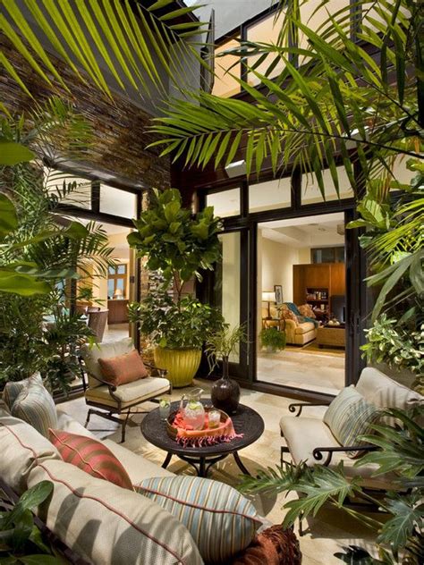 Atrium Design Brings Together Indoor And Outdoor Living And Allows