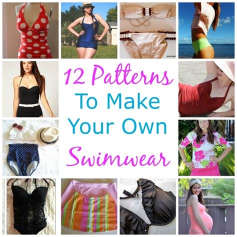 12 Patterns To Make Your Own Swimwear Sewing