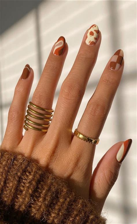 65 Simple Fall Nails 2022 For Your Autumn Mani Inspo Page 20 Of 65 Lily Fashion Style