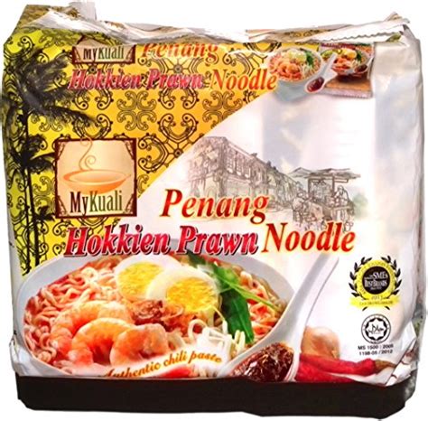 Mykuali Penang Hokkien Prawn Noodle 4 Packs Gtineanupc