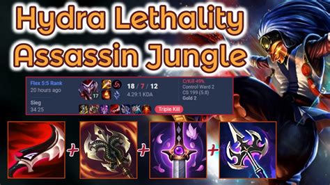 Ravenous Hydra Lethality Shaco Pres13 Ranked League Of Legends Full Gameplay Infernal