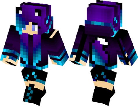 Galaxy Girl Minecraft Skin Minecraft Hub