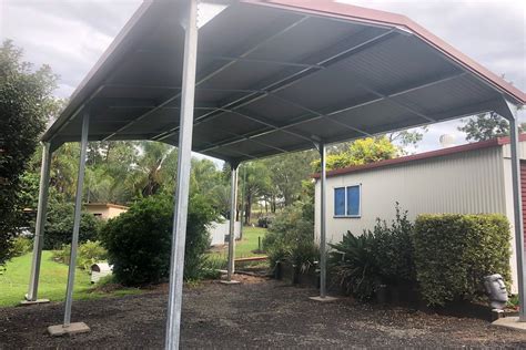 Our metal carport kits are an ideal alternative if you don't want the hassle of locking and unlocking your storage space. Carports sheds and garages for sale - Ranbuild