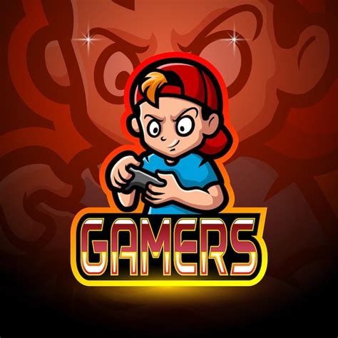 Premium Vector Gamer Boy Esport Logo Mascot Design