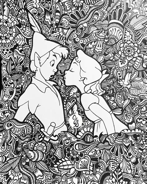 We often pine for our lost childhood days when bereft of responsibilities, we could dream of the impossible and gain immense unsoiled pleasures. Design de Peter Pan | Coloring pictures, Disney coloring ...