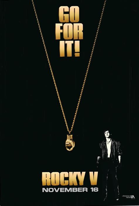 Lot Rocky V 1990 Original One Sheet Movie Poster