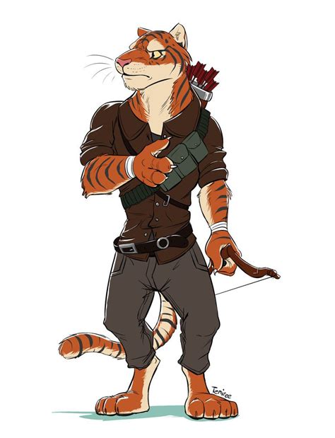 Tiger Adventurer Furry Art Character Art Character Design Inspiration