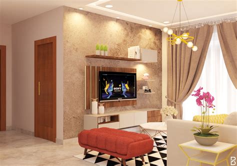 Look Marvelous With Metallics Open Plan Living Room Tv Wall Design