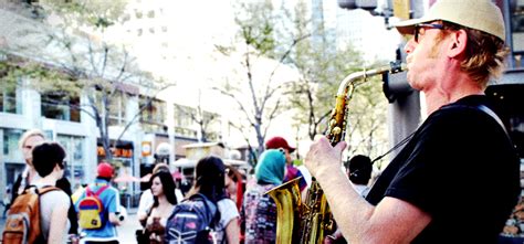 get to know the eclectic street performers of denver s 16th street mall rooster magazine