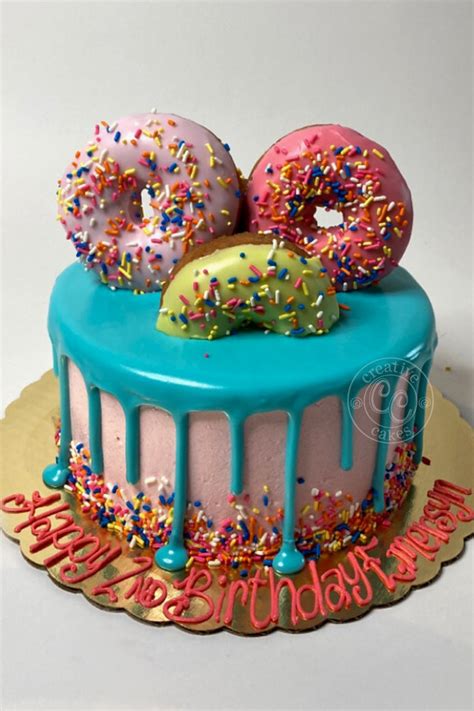 Donut Cake By Creative Cakes Bakery In Tinley Park And Naperville