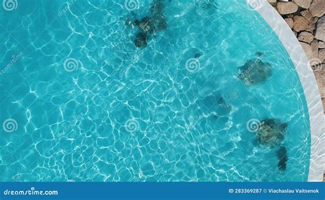 Private Swimming Pool On The Hotel Territory Stock Illustration Illustration Of Sunny Resort