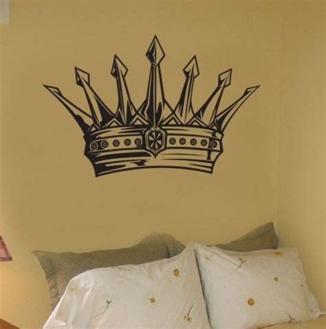Kings Crown Vinyl Wall Decal Sticker 302 Etsy Wall Decal Sticker