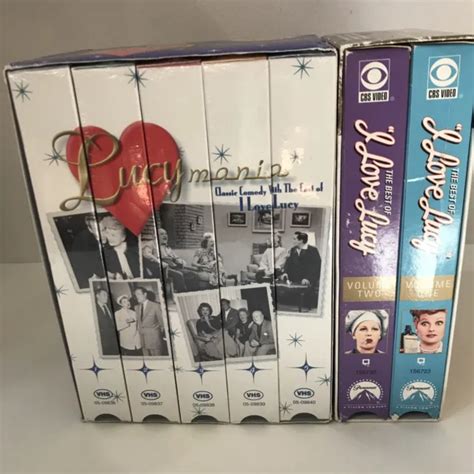 I Love Lucy Vhs Lot Lucy Mania 5 Pack The Best Of I Love Lucy Lucille