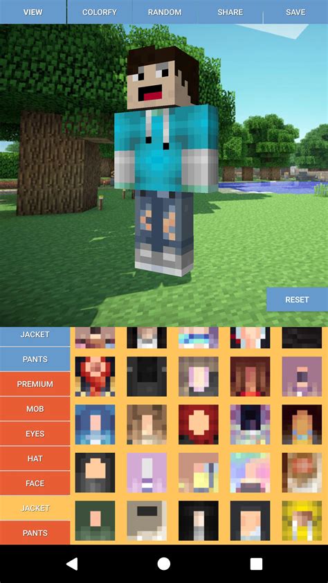 Скачать Custom Skin Editor Minecraft Apk для Android
