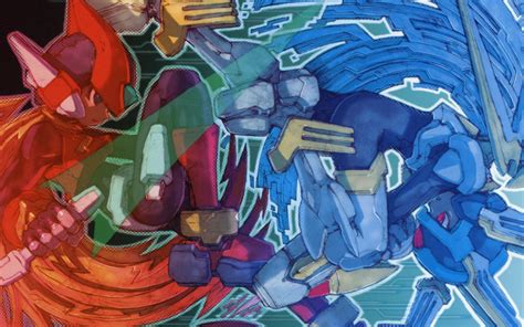 Megaman Zero Vs Omega Zero Wallpapers Wallpaper Cave