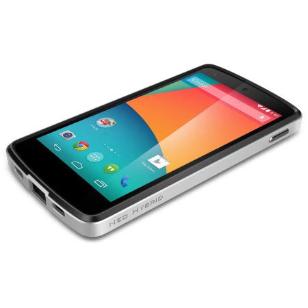 Các ứng dụng của google. Spigen SGP Neo Hybrid for Google Nexus 5 - Satin Silver