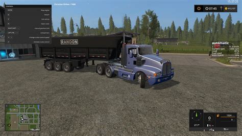 Kenworth T600 Semi Truck V1100 Fs17 Farming Simulator 17 Mod Fs