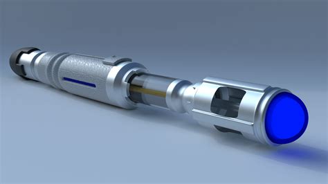 9th And 10th Doctor Sonic Screwdriver Modeled And Rendered In Blender