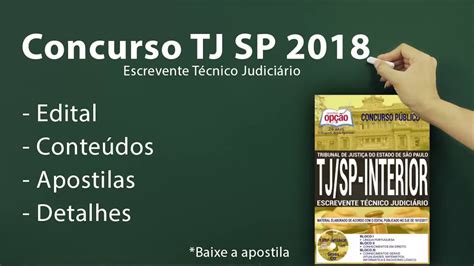 Check spelling or type a new query. Concurso TJ SP 2018 Prova Escrevente Judiciário - YouTube