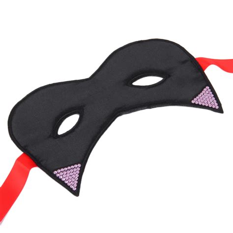 Adult Love Sex Halloween Masquerade Dress Up Party Cat Eye Face Mask Qt