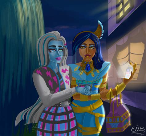 frankie stein x cleo de nile by lerionosa on deviantart